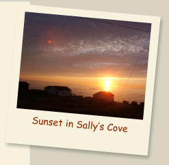 Sunset in Sally’s Cove